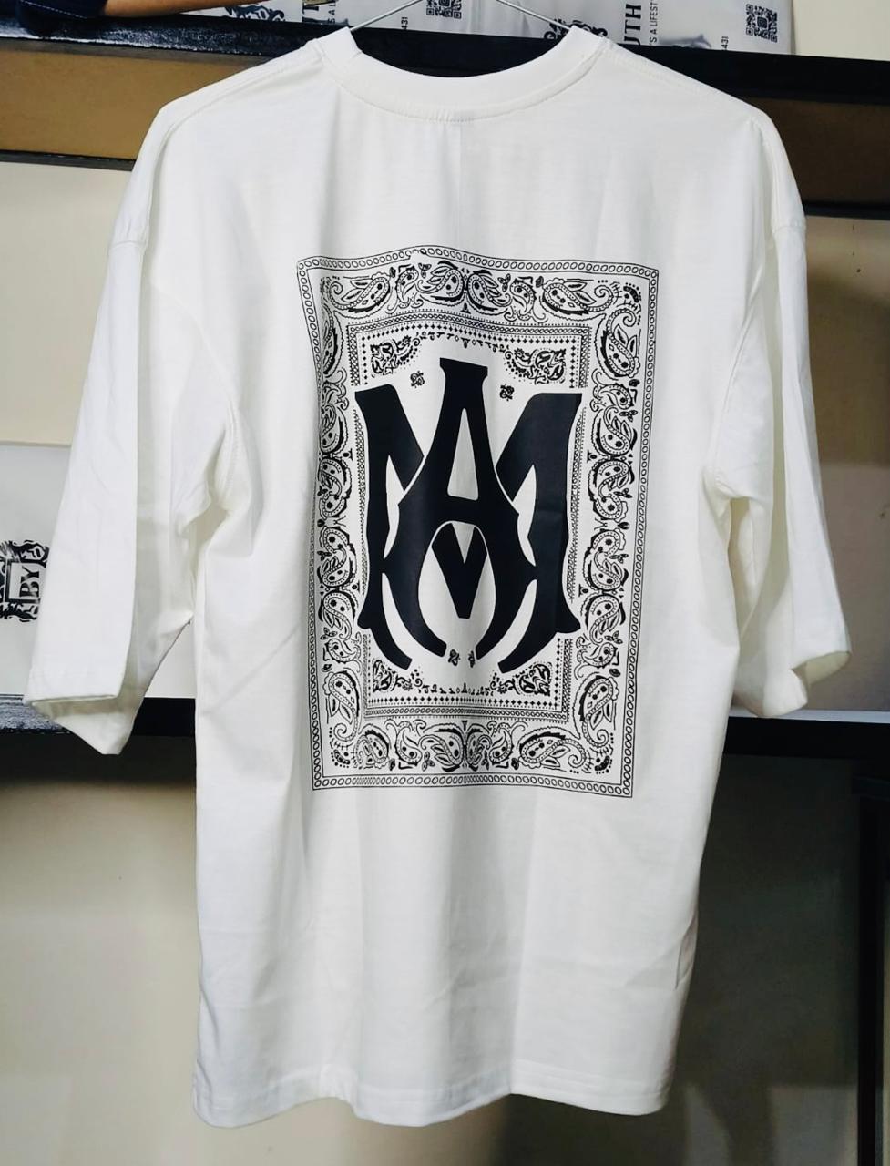 Amiri Emblem Cotton T-Shirt – White